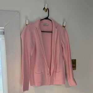 Pink Textured Women's Blazer